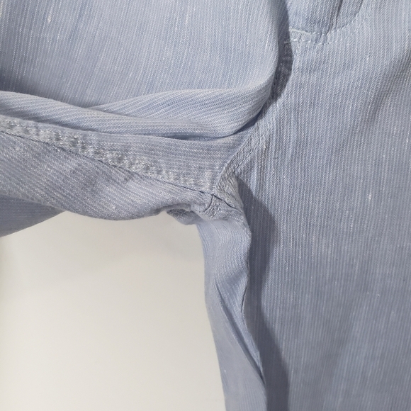 𝅺tristan crop chambray pants hight waist sz 6 - Picture 3 of 8